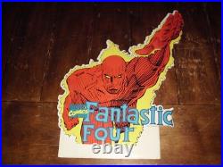 Vintage Marvel Rare X-men Fantastic Four Toy Store Display Huge 4 Ft. Long 1994