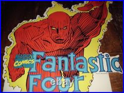 Vintage Marvel Rare X-men Fantastic Four Toy Store Display Huge 4 Ft. Long 1994