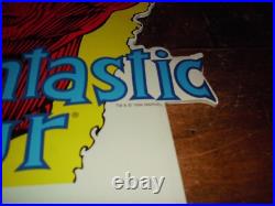 Vintage Marvel Rare X-men Fantastic Four Toy Store Display Huge 4 Ft. Long 1994