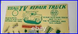 Vintage Marx Store Display Fix All Tv Repair Rca Panel Truck Rare