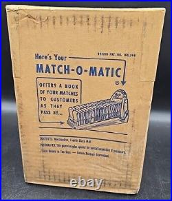 Vintage Match O Matic Match Countertop Store Display NEW NEVER OPENED RARE