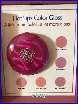 Vintage Max Factor Lip Glossary Store Counter Display Sign. Rare
