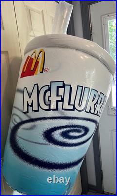 Vintage McDonald's Inflatable McFlurry Display 2000s In-Store Promo Rare