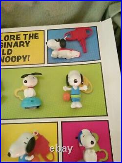 Vintage McDonald's Snoopy Happy Meal Toys Store Display Rare 26'Long 18 1/2