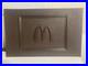 Vintage McDonalds Restaurant Hard Plastic WALL STORE DISPLAY rare Over 2'x3