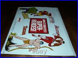 Vintage Mego Wgsh Display Box Header Marvel Comic Store Display Rare Vf 1974
