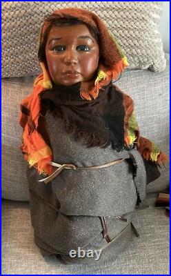 Vintage Mexican Girl Store DisplayRareCountertop MannequinFolk Art Bust Vintage Mexican Girl Store DisplayRareCountertop MannequinFolk Art Bust