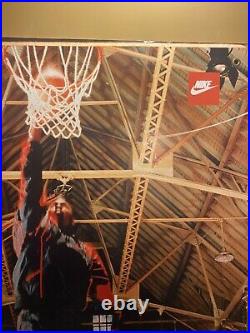 Vintage Michael Jordan Nike Air Rare double-sided advertising display sign 1980s