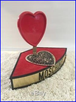 Vintage Moschino Display Stand Valentines Day Heart Piece Rare Moschino DISPLAY