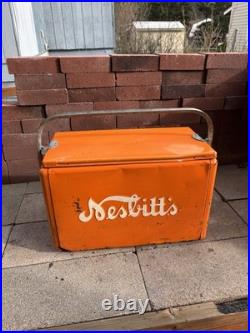 Vintage Nesbitt Orange Cooler 1950s Advertising Very Rare As Is / Display Only