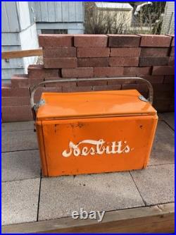 Vintage Nesbitt Orange Cooler 1950s Advertising Very Rare As Is / Display Only