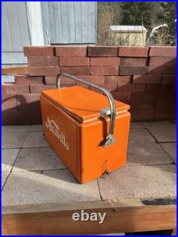 Vintage Nesbitt Orange Cooler 1950s Advertising Very Rare As Is / Display Only