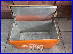 Vintage Nesbitt Orange Cooler 1950s Advertising Very Rare As Is / Display Only