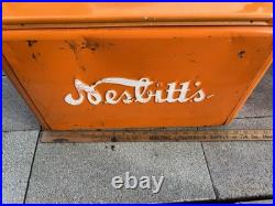 Vintage Nesbitt Orange Cooler 1950s Advertising Very Rare As Is / Display Only