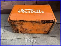 Vintage Nesbitt Orange Cooler 1950s Advertising Very Rare As Is / Display Only