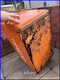 Vintage Nesbitt Orange Cooler 1950s Advertising Very Rare As Is / Display Only