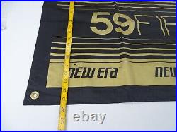 Vintage New Era 59fifty at 50 Store Banner Display Signage Advertising Rare