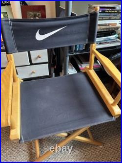 Vintage Nike Director Chair Just Do It Promo Rare Collectible Seat Swoosh