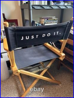 Vintage Nike Director Chair Just Do It Promo Rare Collectible Seat Swoosh