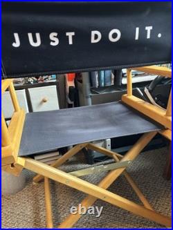 Vintage Nike Director Chair Just Do It Promo Rare Collectible Seat Swoosh