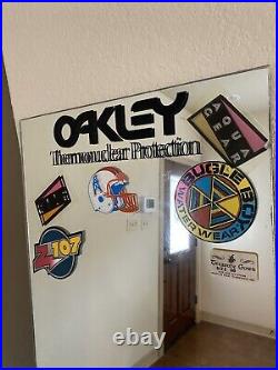 Vintage Oakley Store Display Mirror 80's Thermonuclear Protection Sunglass RARE