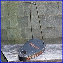 Vintage Orchard Industries Action Rod Fishing Pole Store Display Wood Wire RARE
