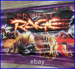 Vintage Orginal ATARI Primal Rage Store Display Promotional Banner 60x 40 RARE