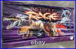 Vintage Orginal ATARI Primal Rage Store Display Promotional Banner 60x 40 RARE