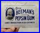 Vintage Original Beeman's Pepsin Gum Digestion Store Display Sign RARE