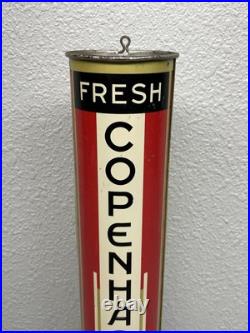 Vintage Original Copenhagen Snuff Tobacco Store Display Dispenser Sign Rare