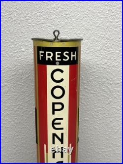 Vintage Original Copenhagen Snuff Tobacco Store Display Dispenser Sign Rare