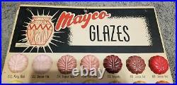 Vintage Original Mayco Glazes Retail Store Display 1950's Rare Salesman's Sample