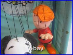 Vintage Peanuts Snoopy Pelham Marionette Puppet Animatronic Store Display RARE