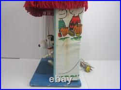 Vintage Peanuts Snoopy Pelham Marionette Puppet Animatronic Store Display RARE