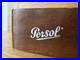 Vintage Persol store display wood sign rare art deco style eyeglasses sunglasses