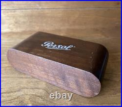 Vintage Persol store display wood sign rare art deco style eyeglasses sunglasses