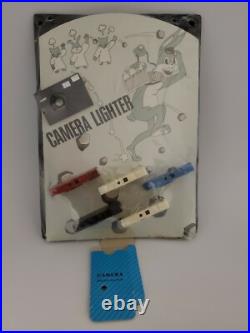 Vintage Piezol Camera Cigarette Lighter Full Store Display NEW RARE