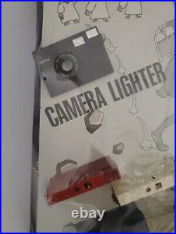 Vintage Piezol Camera Cigarette Lighter Full Store Display NEW RARE
