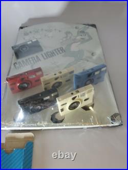 Vintage Piezol Camera Cigarette Lighter Full Store Display NEW RARE