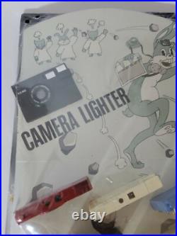 Vintage Piezol Camera Cigarette Lighter Full Store Display NEW RARE