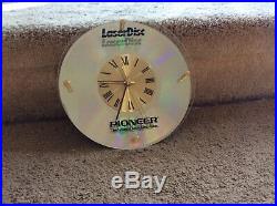 Vintage Pioneer Electronics 8 Laserdisc Clock Extremely Rare