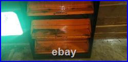 Vintage RARE Echlin NAPA Auto Metal Wall Advertisement Cabinet Display Shelves