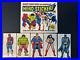 Vintage RARE Hero-Stickers Complete Set of 5 with Store Display card Vending