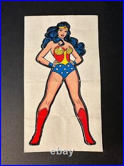 Vintage RARE Hero-Stickers Complete Set of 5 with Store Display card Vending