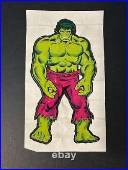 Vintage RARE Hero-Stickers Complete Set of 5 with Store Display card Vending