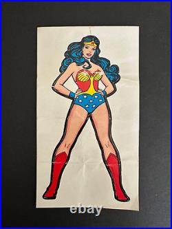 Vintage RARE Hero-Stickers Complete Set of 5 with Store Display card Vending B