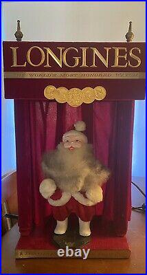 Vintage RARE Longines Wittnauer Santa Display Lights up