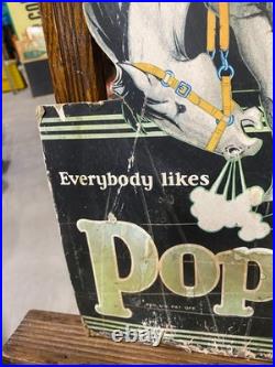 Vintage RARE RARE Popsicle Stand-Up Store Display Sign SODA COLA Country Store
