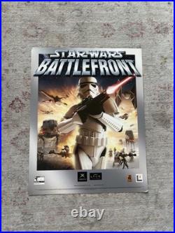 Vintage RARE Star Wars Battlefront Store Display Original Double Sided Display
