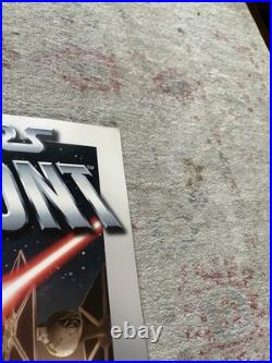 Vintage RARE Star Wars Battlefront Store Display Original Double Sided Display